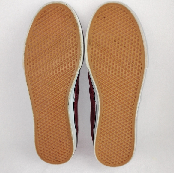 VANS Unisex Authentic Lo Pro in Oxblood/ True White Men's Sz. 5.5 Women's Sz. 7 - Picture 7 of 8